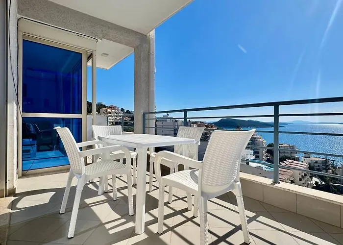 Deep Blue Sea View Apartamento Sarandë